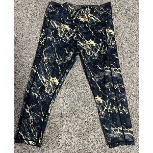 CVG gold marble capris
